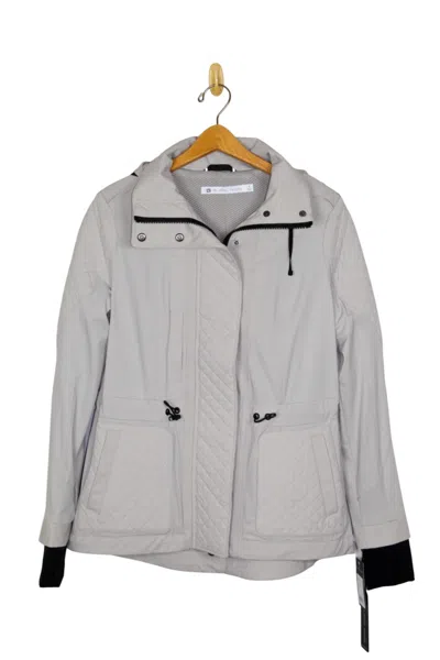 Blanc Noir Women Mastermind Quilted Jacket In Clay In Grey