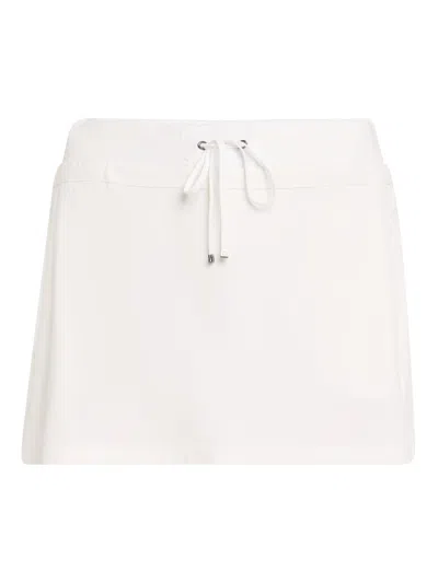 Blanc Noir Women's Summer Drawstring Skort In White