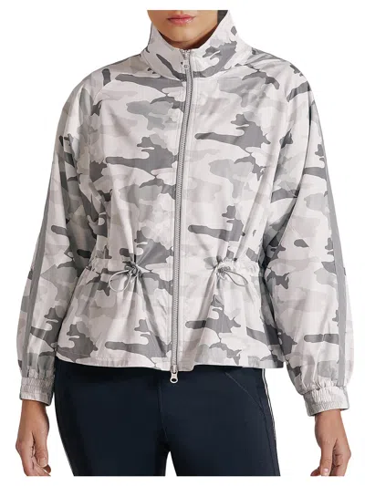 Blanc Noir Womens Camouflage Recycled Polyester Active In White