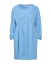 Blanca Luz Short Dresses In Blue