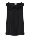 Blanca Luz Woman Top Black Size 10 Viscose In Black