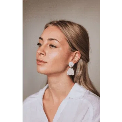 Blanca Olmos Studio Antonia Earrings In White