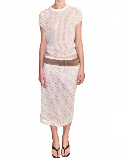 Blanca Orla Skirt In Dots In Multi