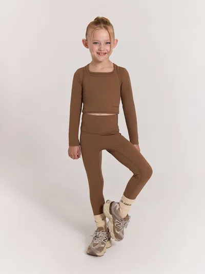 Blanca Sport Babies'  Girls Active Set In Brown