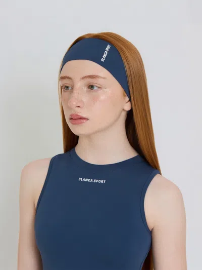 Blanca Sport Kids'  Girls Logo Headband In Blue
