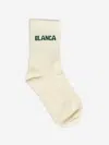 Blanca Sport Girls Logo Socks In White