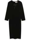 Shop Blanca Vita Ajana Midi Dress In Black