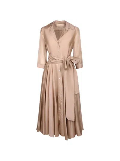 Blanca Vita Allia Belted Dress In Multi