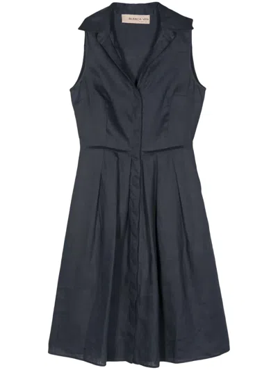 Blanca Vita Ansellia Midi Dress In Blue
