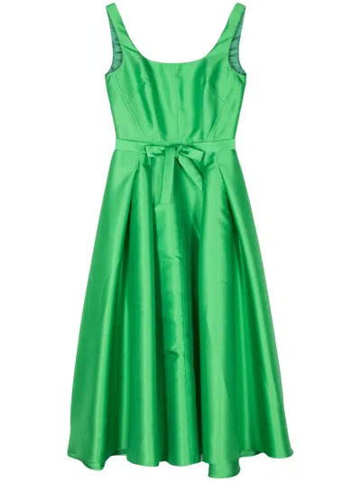 Blanca Vita Arrojadoa Flared Midi Dress In Green
