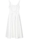 Blanca Vita Arrojadoa Flared Midi Dress In White
