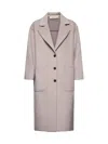 Blanca Vita Felted Coat In Grey
