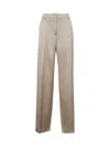 Blanca Vita Mastic Satin Palazzo Pants