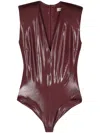 Blanca Vita Laminierter Betonica Body In Rot