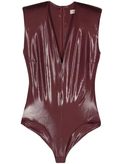 Blanca Vita Laminierter Betonica Body In Rot