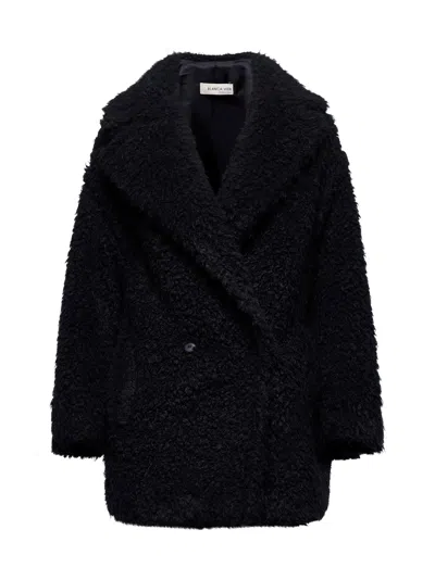 Blanca Vita Black Chary Short Teddy Coat