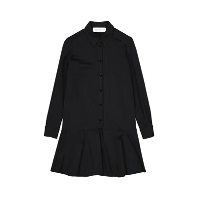Blanca Vita Black Elastane Casual Women's Dress