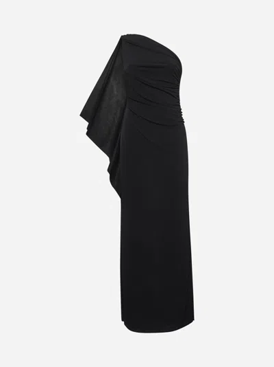 Blanca Vita Black Jersey Atria Long Dress