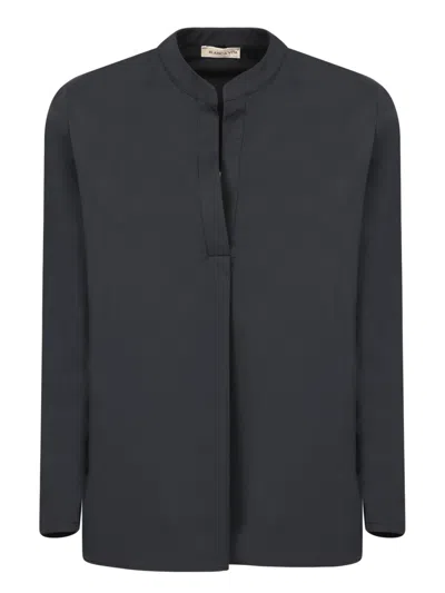 Blanca Vita Black Top With V-neckline