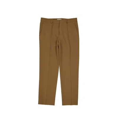 Blanca Vita Cropped Trousers In Brown