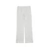 Blanca Vita Straight-leg Trousers With Satin Bands In White