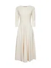 Blanca Vita Butter Stretch Jersey Asia Flared Midi Dress