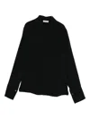 Blanca Vita Button-up Shirt In Black