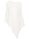 Blanca Vita Cashmere Poncho In Neutral