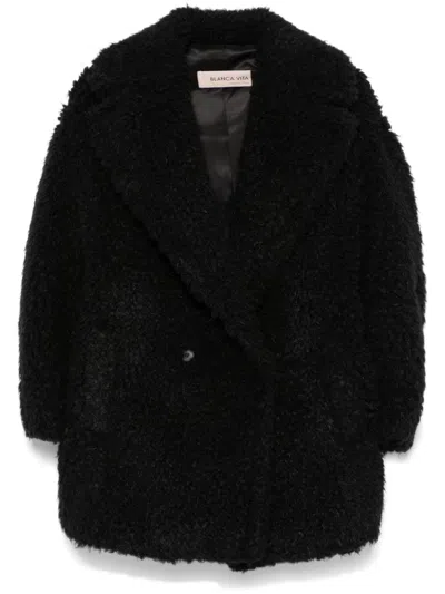 Blanca Vita Chary Coat In 黑色