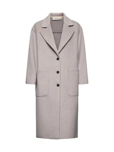 Blanca Vita Felted Coat In Grey