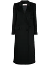 Blanca Vita Cobea Double-breasted Coat In Black