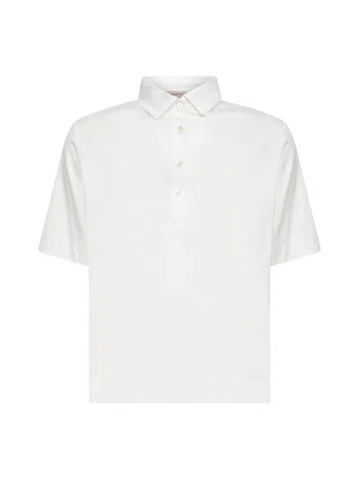 Blanca Vita Cotton Jersey Polo Shirt In Animal Print