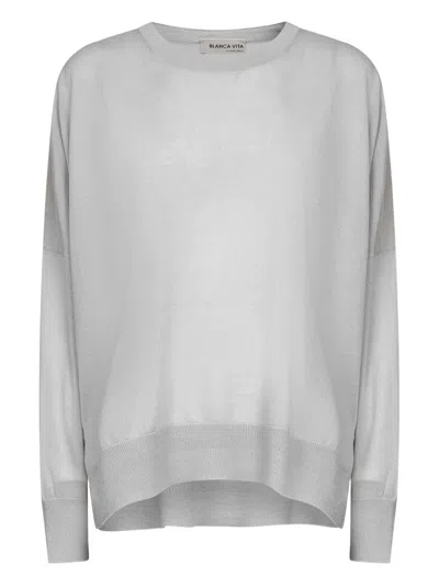 BLANCA VITA CREW-NECK SWEATER