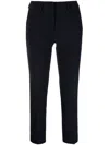 Blanca Vita Cropped Leg Trousers In Blue