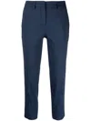 Blanca Vita Cropped Slim-cut Trousers In Blue