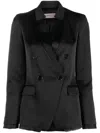 Blanca Vita Doppelreihiger Blazer In Black