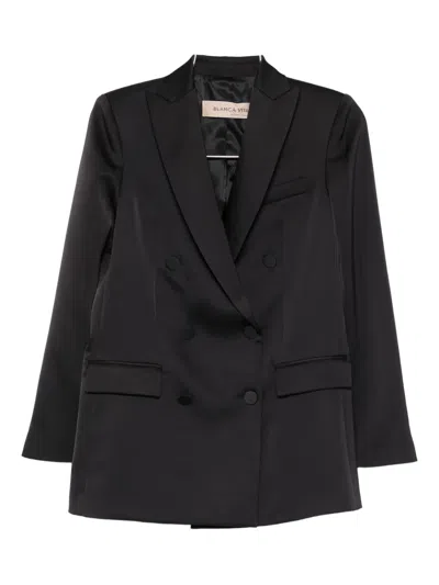 Blanca Vita Double-breasted Blazer In Multi