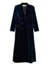 Blanca Vita Double-breasted Coat In Blue