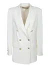 Blanca Vita Double-breasted Jacket With Silky Inner Lining