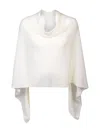 Blanca Vita Draped Scarf In Neutral
