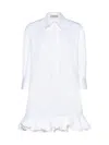 Blanca Vita Acaly Ruffle-detail Dress In Diamante