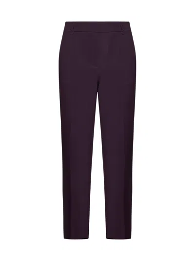 Blanca Vita Elastic Trousers By  In Purple