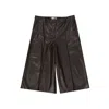 Blanca Vita Faux Leather Shorts