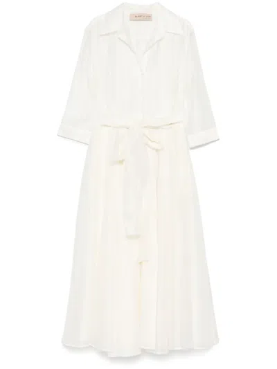 Blanca Vita Flared Midi Dress In Neutrals