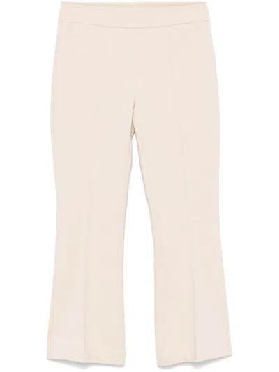 Blanca Vita Flared Trousers In Neutrals