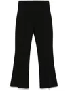 Blanca Vita Flared Trousers In Schwarz