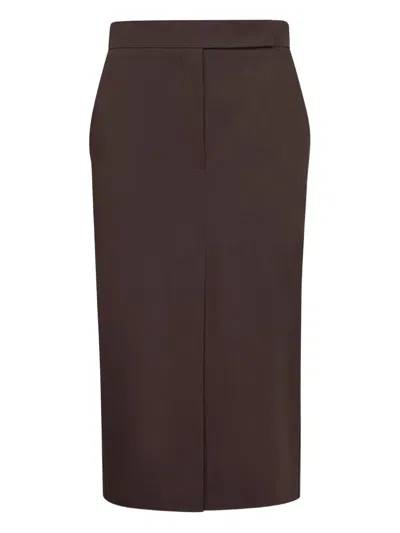 BLANCA VITA FRONT-CLOSURE POCKET SKIRT