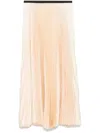 Blanca Vita Gala Maxi Skirt In Neutrals
