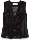Blanca Vita Galky Waistcoat In Grey