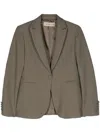 Blanca Vita Gelsemy Single-breasted Blazer In Green